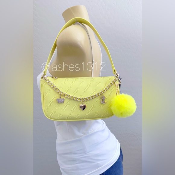 JUICY COUTURE Not Your Babe Shoulder Bag & Wallet Set - Yellow - Picture 7 of 8